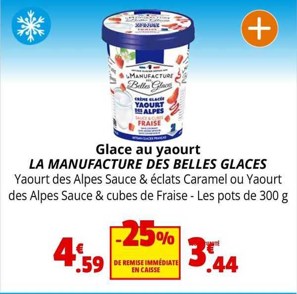glace au yaourt la manufacture des belles glaces