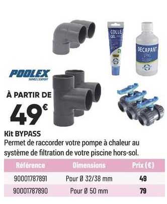 kit bypass poolex