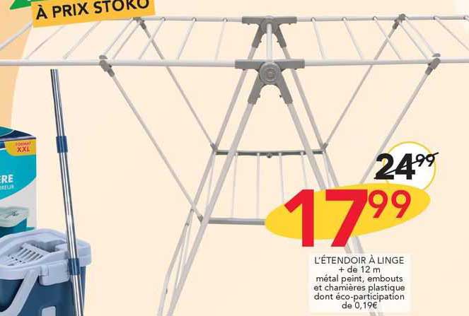 l'étendoir à linge