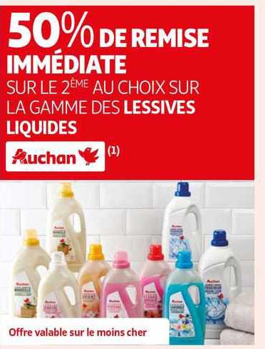 La Gamme Des Lessives Liquides Auchan