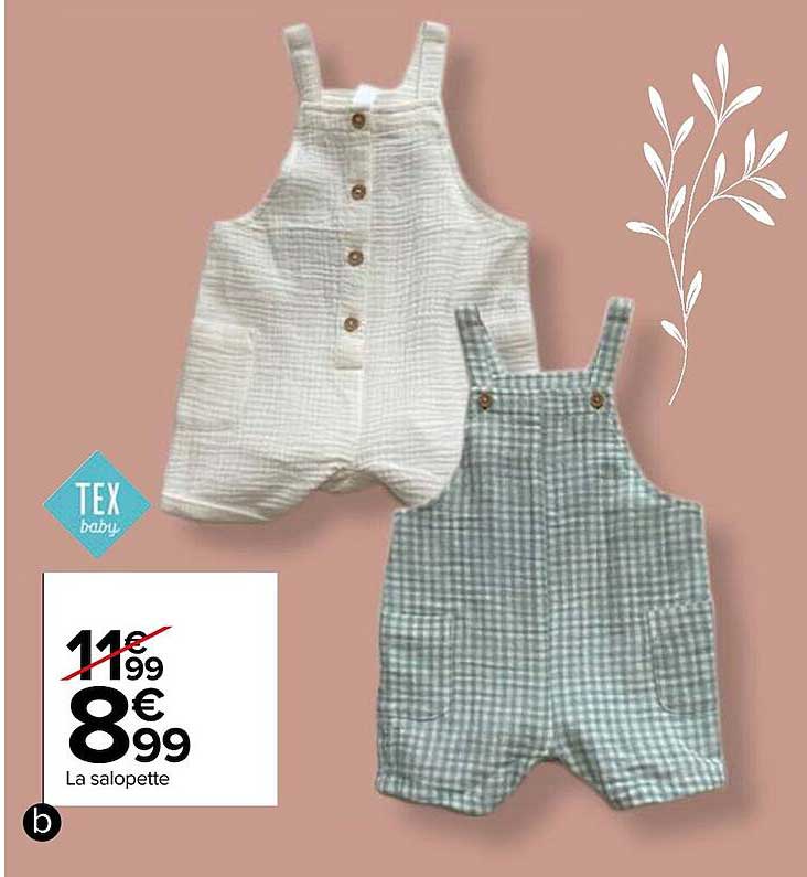 La Salopette Tex Baby