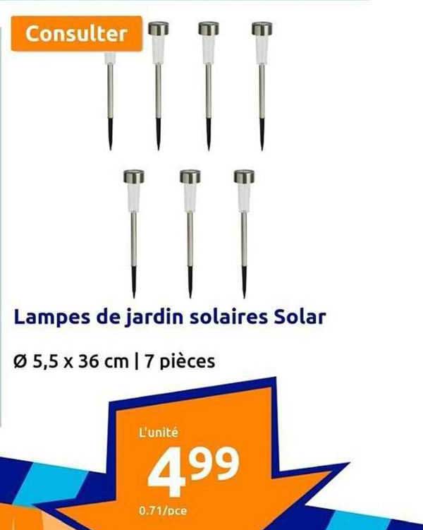lampes de jardin solaires solar