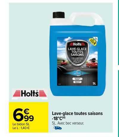 lave-glace toutes saisons -18°c