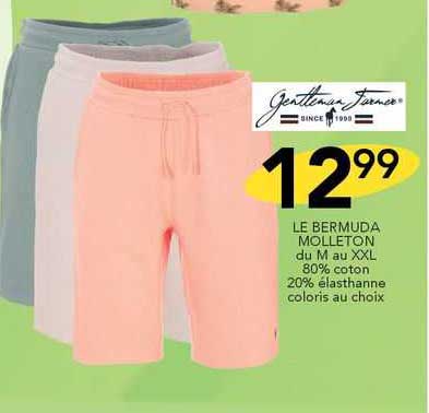 le bermuda molleton gentleman farmer