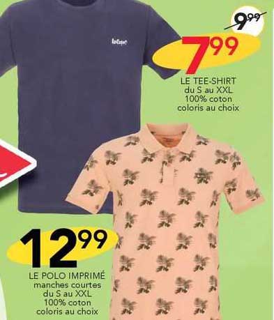 le polo imprimé lee cooper
