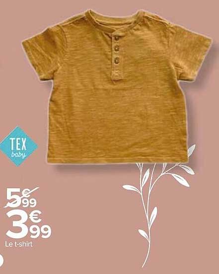 le t-shirt tex baby