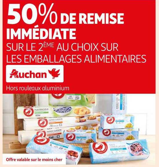 les emballages alimentaires auchan