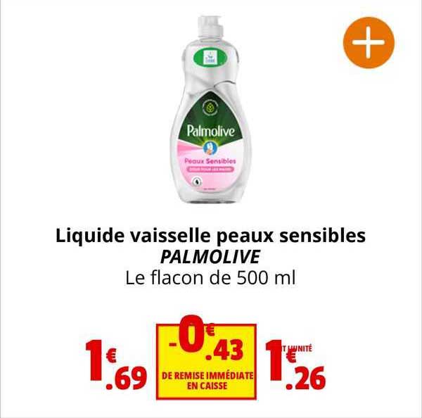 liquide vaisselle peaux sensibles palmolive