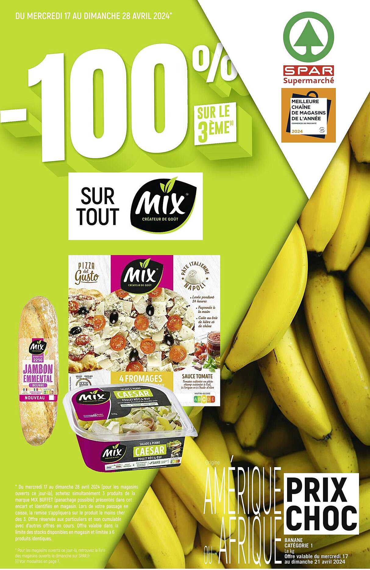 Mix, Banane Catégorie 1