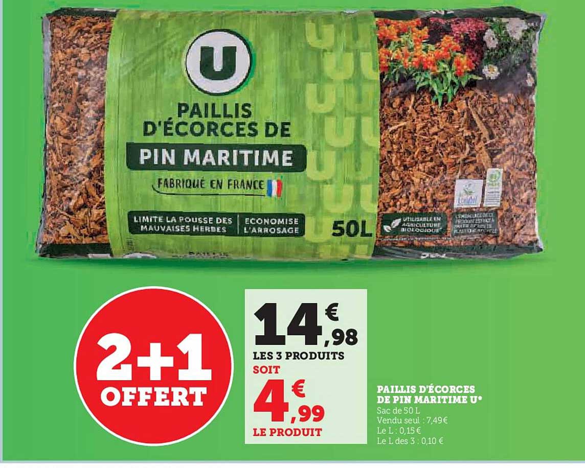 Paillis D'écorces De Pin Maritime U