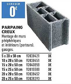 parpaing creux