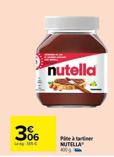 Pâte à Tartiner Nutella