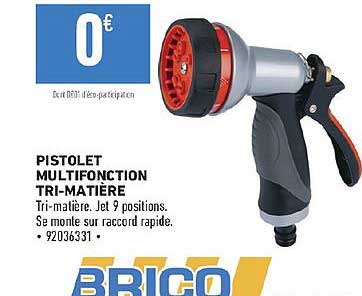 pistolet multifonction tri-matière