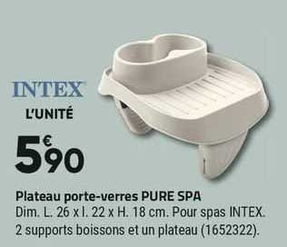 Plateau Porte-verres Pure Spa Intex