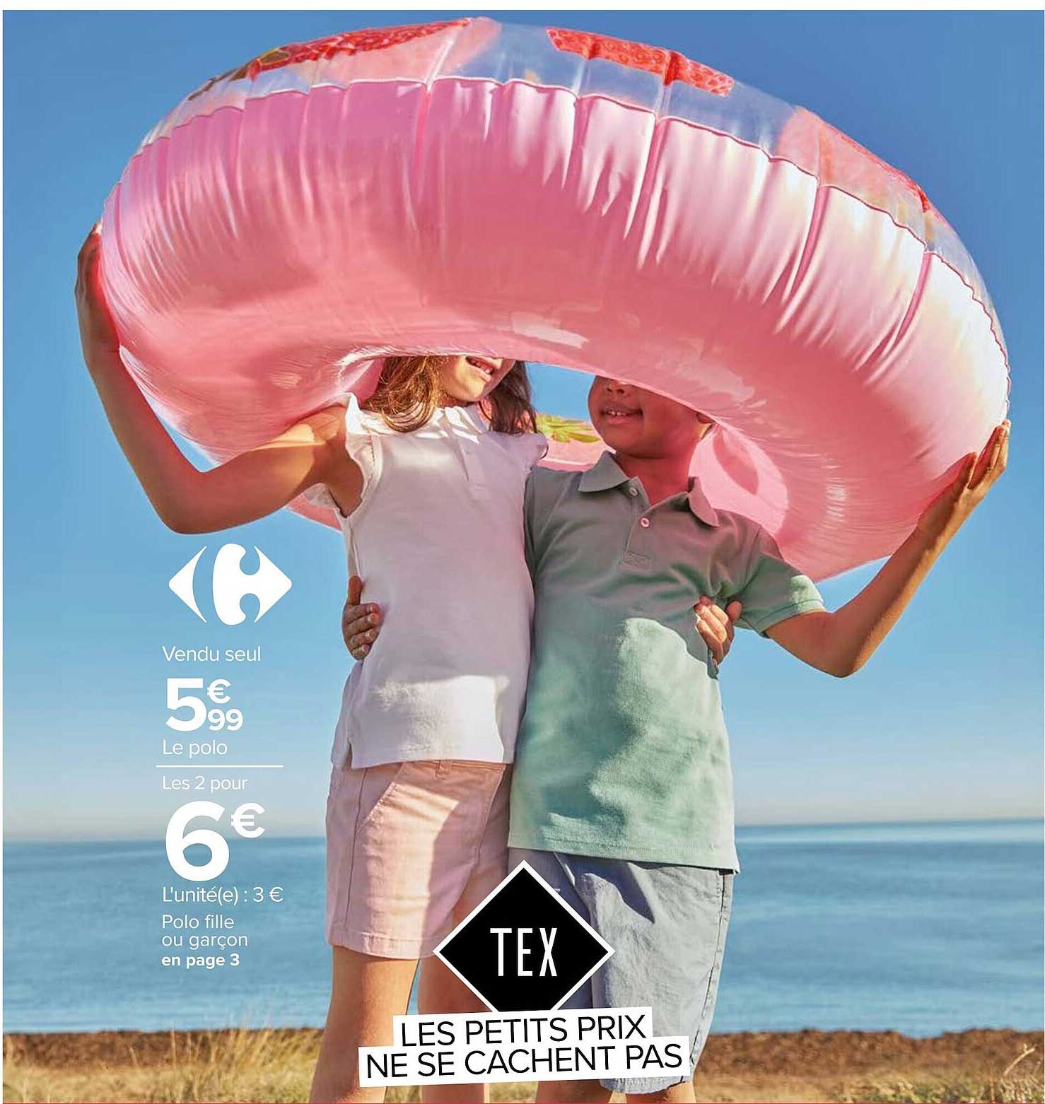 Polo Fille Ou Garçon Tex