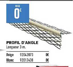 profil d'angle