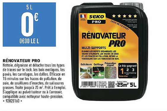 rénovateur pro seko