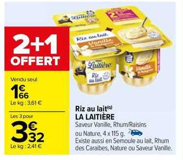 Riz Au Lait La Laitière