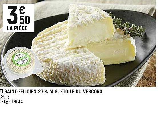 saint-félicien 27% m.g. étoile du vercors