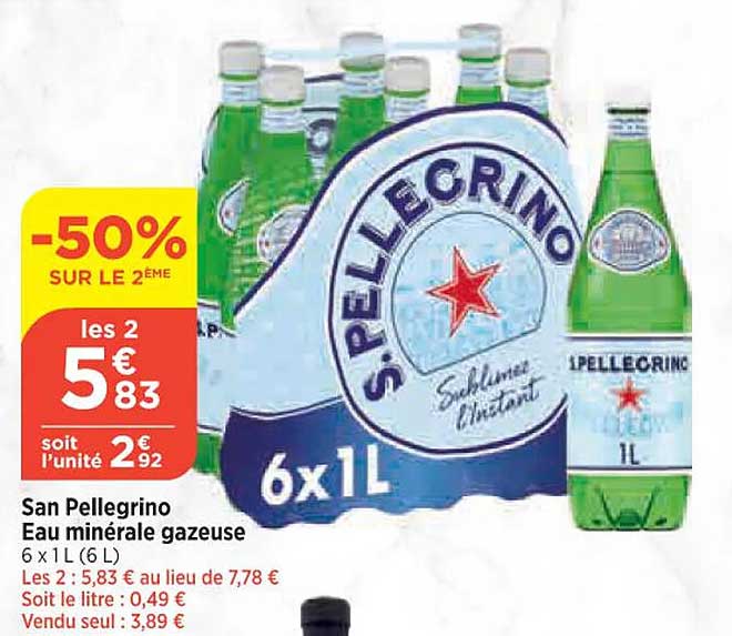 san pellegrino eau minérale gazeuse