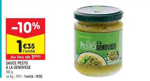 Sauce Pesto à La Genovese