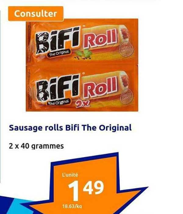 sausage rolls bifi the original