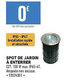 spot de jardin à enterrer