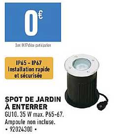 spot de jardin à enterrer