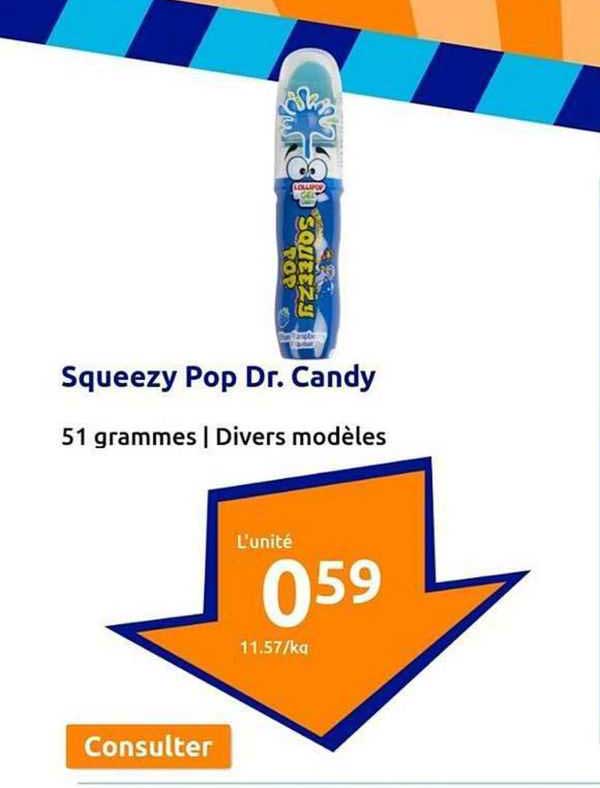 squeezy pop dr. candy