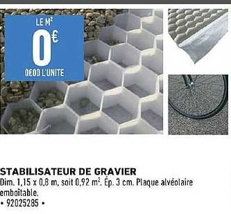 stabilisateur de gravier