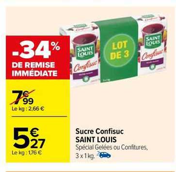 sucre confisuc saint louis