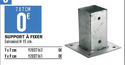support à fixer