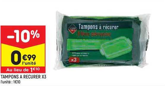 Tampons à Récurer X3