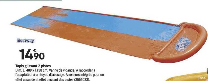 tapis glissant 2 pistes