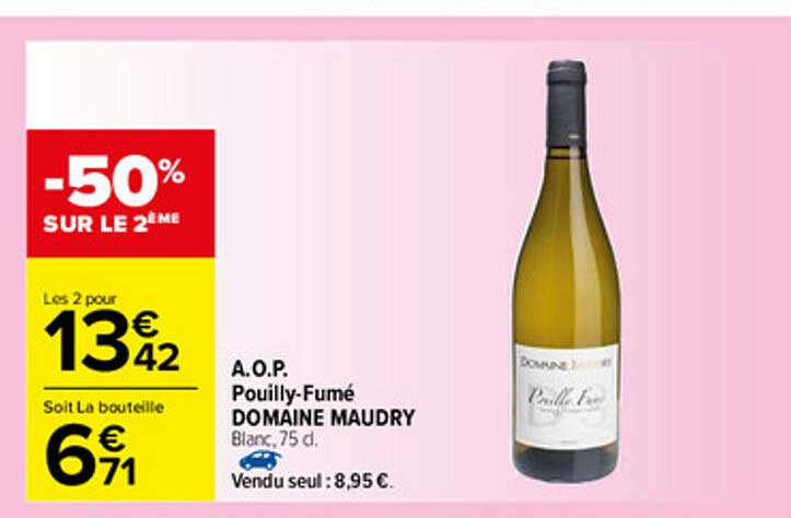 a.o.p. pouilly-fumé domaine maudry