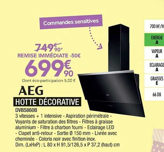 aeg hotte décorative