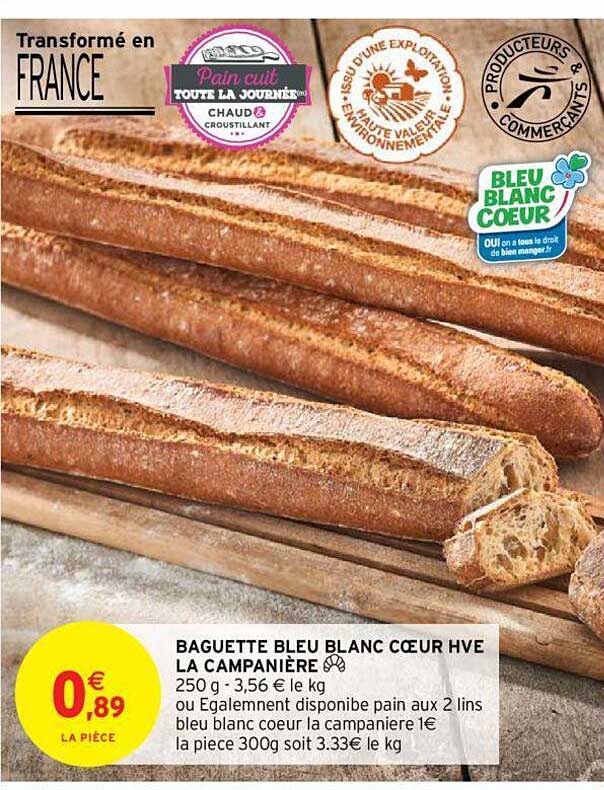 baguette bleu blanc coeur hve la campanière