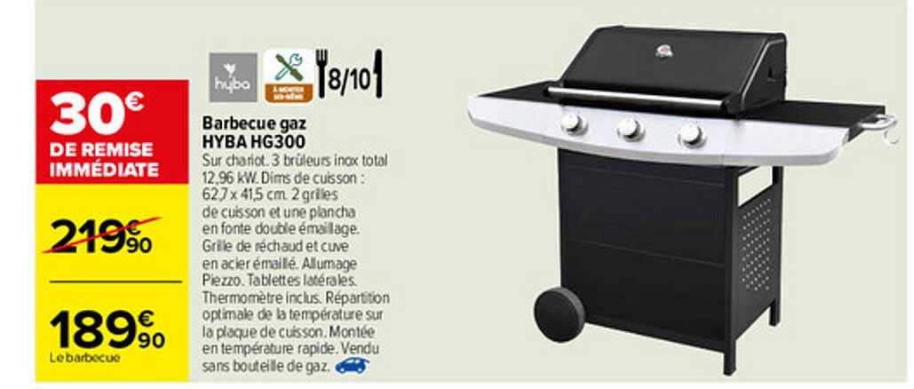 Barbecue Gaz Hyba Hg300