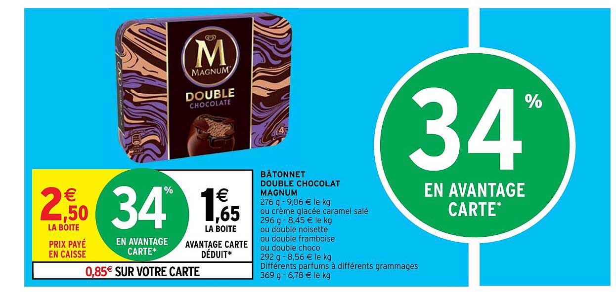 Bâtonnet Double Chocolat Magnum