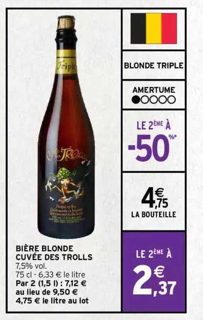 Bière Blonde Cuvée Des Trolls
