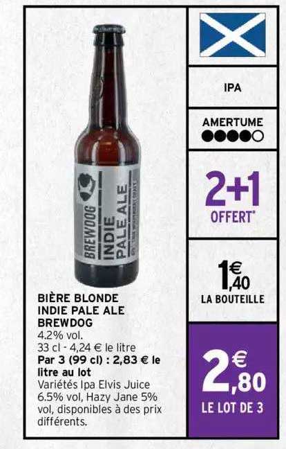 bière blonde indie pale ale brewdog
