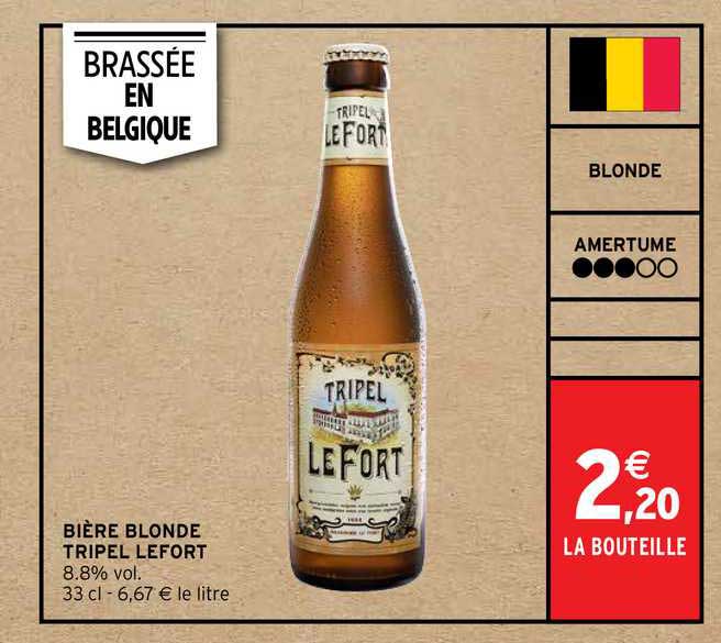 Bière Blonde Tripel Lefort
