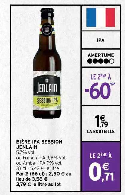 bière ipa session jenlain
