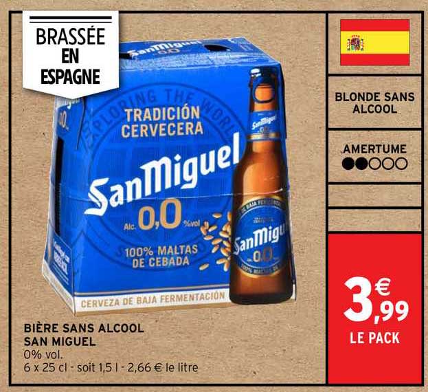 bière sans alcool san miguel