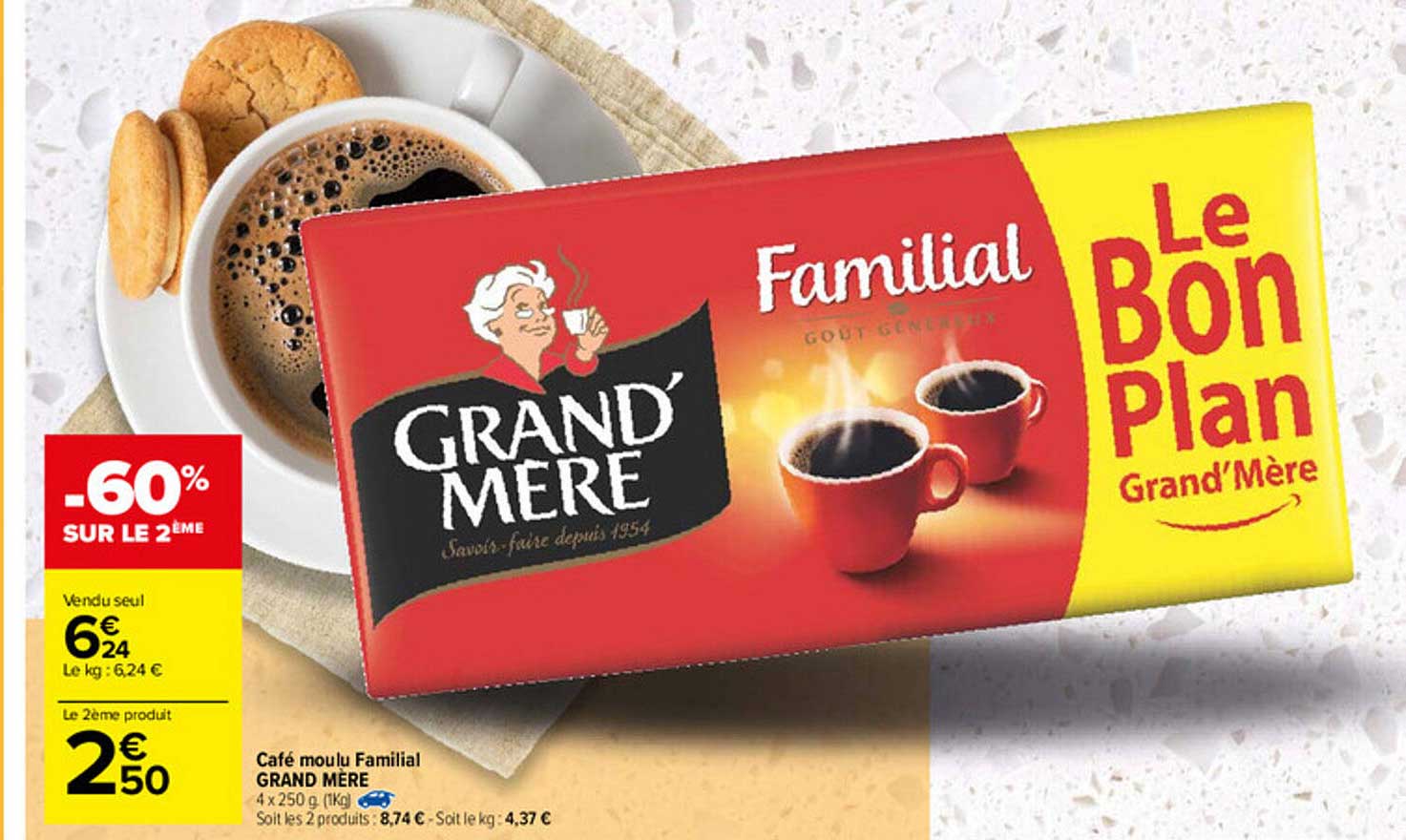 café moulu familial grand mère