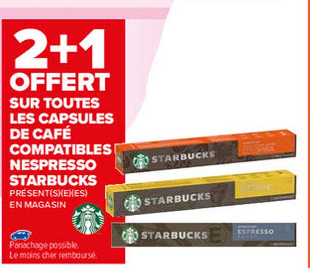 capsules de café compatibles nespresso starbucks