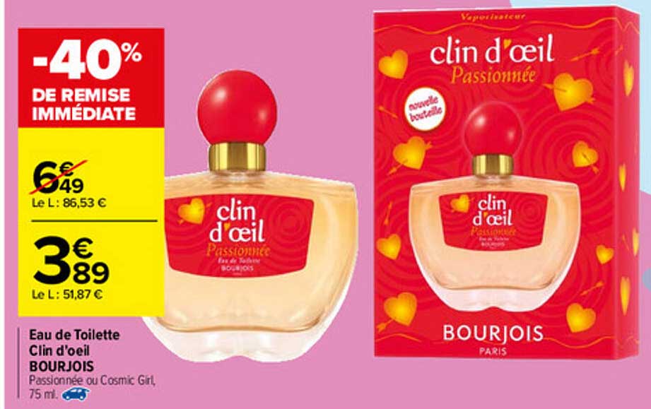eau de toilette clin d'oeil bourjois