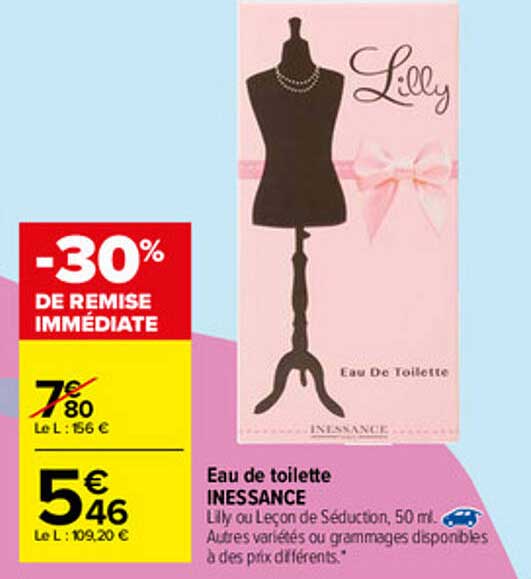 eau de toilette inessance
