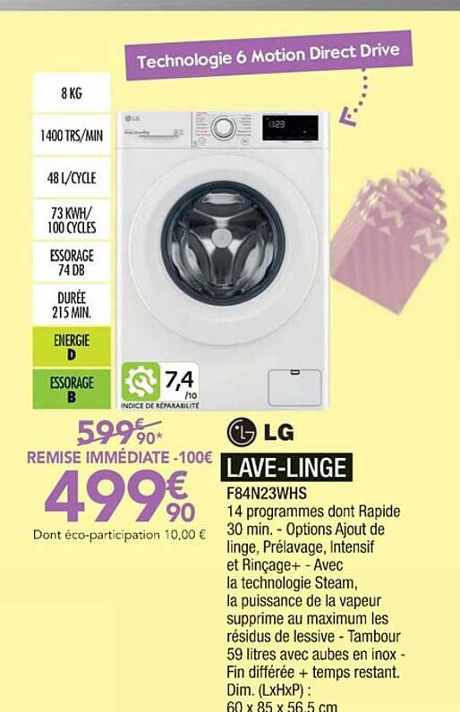 lave-linge lg