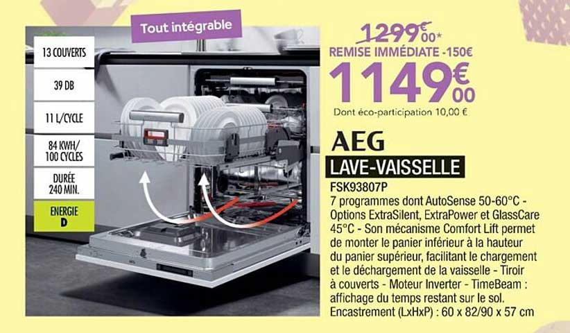 Lave-vaisselle Aeg